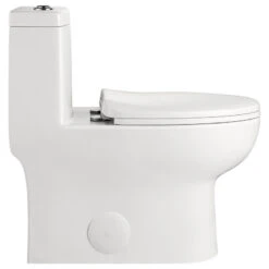 Standard ADA Height One-Piece Elongated Toilet, Dual Flush, 0.8/1.28 GPF -Warm Bathroom 52513cd9025fb41d 2639 w800 h800 b1 p0