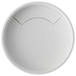 Black Matte 15" Round Solid Surface Resin Sink -Warm Bathroom 5261a7f6009457d1 8257 w800 h800 b1 p0