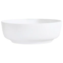 Fine Fixtures White Vitreous China 16" Thin Edge Vessel, Round