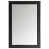Fresca Hartford 20" Black Traditional Bathroom Mirror FMR2302BL