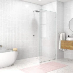 78"x34" Frameless Shower Door Single Fixed Panel, Polished Chrome 11 78"x34" Frameless Shower Door Single Fixed Panel, Polished Chrome -Warm Bathroom 54b1d76100521e42 1216 w800 h800 b0 p0