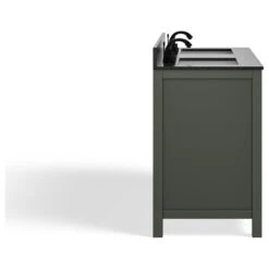 Woodruff Bath Vanity, Double Sink, 54", Pewter Green, Freestanding -Warm Bathroom 5541a71b03d044c0 6451 w800 h800 b1 p0