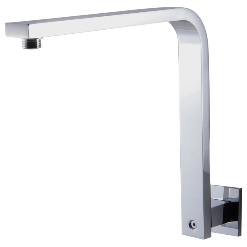 ALFI 12" Square Raised Wall Mounted Shower Arm, Polished Chrome 2 ALFI 12" Square Raised Wall Mounted Shower Arm, Polished Chrome - Image 2