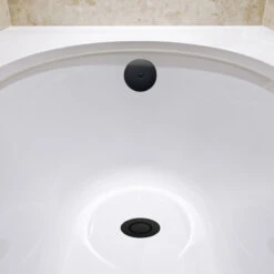 Patented Pop Down Bathtub Drain, Matte Black -Warm Bathroom 55d125b80c701666 0086 w800 h800 b0 p0