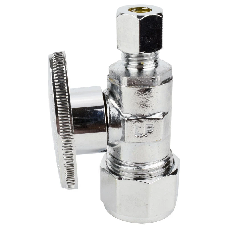 Keeney Quarter Turn No Crimp PEX Valve, 1/2" Comp PEX X 1/4" O.D., Straight 1 Keeney Quarter Turn No Crimp PEX Valve, 1/2" Comp PEX X 1/4" O.D., Straight