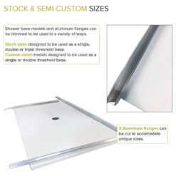 Transolid 60-in L X 32-in W Zero Threshold End Drain Shower Base, Black -Warm Bathroom 564106260f72062a 0812 w800 h800 b1 p0