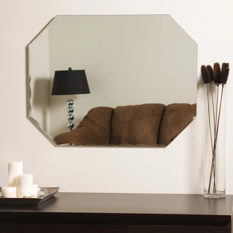 Frameless Octagon Scallop Beveled Mirror 5 Frameless Octagon Scallop Beveled Mirror - Image 5