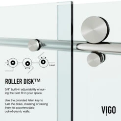 VIGO 36"x48" Frameless Shower Enclosure, Steel With Right Drain Base -Warm Bathroom 583171e200ab755f 6049 w800 h800 b0 p0