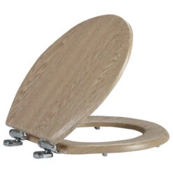 BNK Toilet Seat, Premium Molded Wood Seat With Quiet-Close Hinges -Warm Bathroom 586100ff025529ed 2130 w800 h800 b1 p0