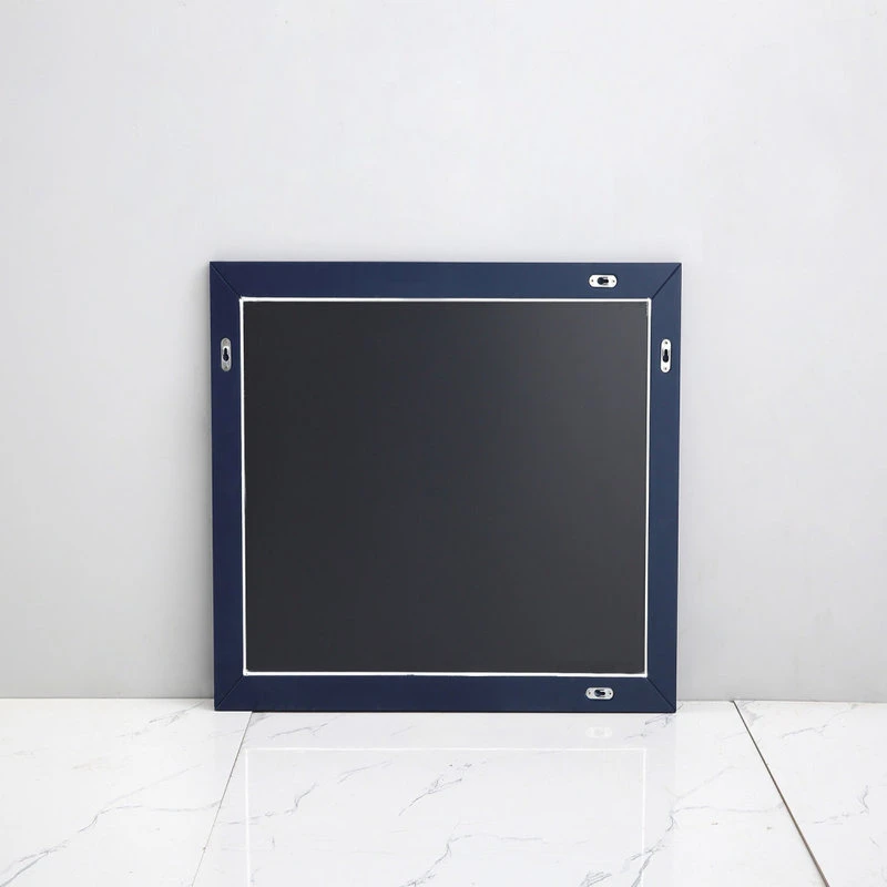 EVIVA Acclaim 36x30 Transitional Blue Bathroom Mirror 6 EVIVA Acclaim 36x30 Transitional Blue Bathroom Mirror - Image 6