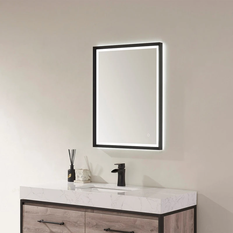 24'' Rectangle LED Lighted Accent Bathroom/Vanity Wall Mirror 3 24'' Rectangle LED Lighted Accent Bathroom/Vanity Wall Mirror - Image 3