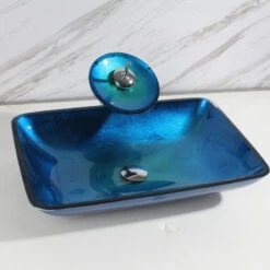 Glass Rectangular Vessel Bathroom Sink With Faucet -Warm Bathroom 59d1d07e092d93a1 1555 w800 h800 b0 p0