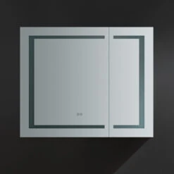 Fresca Spazio 36"Wx30"H Medicine Cabinet LED Lighting And Defogger FMC023630 -Warm Bathroom 5a914d4c012968d1 2805 w800 h800 b0 p0