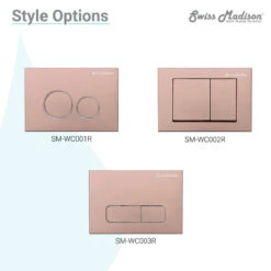 Wall Mount Dual Flush Actuator Plate With Rectangle Push Buttons In Rose Gold -Warm Bathroom 5aa10e640f037d3a 4736 w800 h800 b0 p0