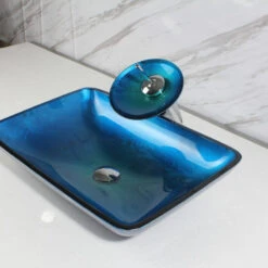 Glass Rectangular Vessel Bathroom Sink With Faucet -Warm Bathroom 5b21d571092d9419 1555 w800 h800 b0 p0