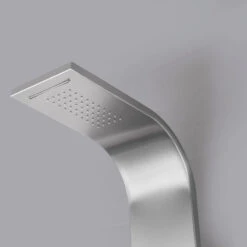 ANZZI Fontan 64" Full Body Shower Panel With Heavy Rain Shower, Nickel -Warm Bathroom 5bb1bf520e960857 9135 w800 h800 b0 p0