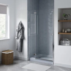 Voltaire 48 X36" Single-Threshold, Left Drain, Shower Base, Gray
