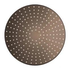 20" Oil Rubbed Bronze Round Color Changing LED Rain Shower Head, Solid Brass