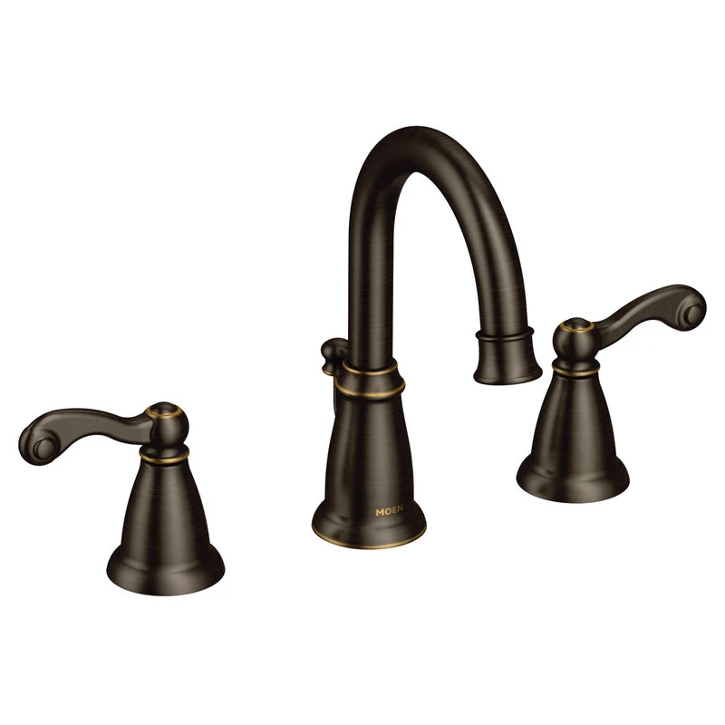 Moen Traditional Mediterranean Bronze Two-Handle Bathroom Faucet WS84004BRB 1 Moen Traditional Mediterranean Bronze Two-Handle Bathroom Faucet WS84004BRB