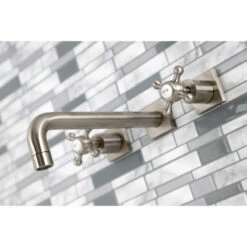 KS6028BX Wall Mount Tub Faucet, Brushed Nickel -Warm Bathroom 5e91c7fe013fb675 1417 w800 h800 b0 p0