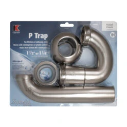 Keeney K400 Decorative 1-1/2 In. Or 1-1/4 In. X 1-1/2 In. Plastic P-Trap, Brushe -Warm Bathroom 5ec1872f0b6b06b6 7666 w800 h800 b1 p0