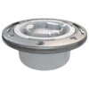 Oatey Fast Set 4 In. Hub Toilet Flange With Test Cap And Stainless Steel Ring, P