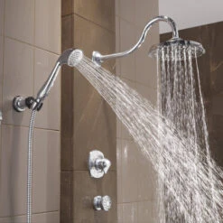 Delta 50102 Singe Function Round Brass Body Spray - Matte Black -Warm Bathroom 603179970ecfc54e 3050 w800 h800 b0 p0