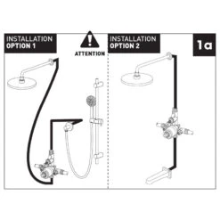 Belanger Rain Pressure Balanced Round Shower System, Polished Chrome -Warm Bathroom 60e19c310edfaa76 4554 w800 h800 b1 p0