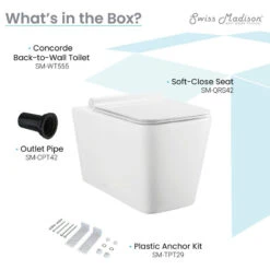 Concorde Back To Wall Concealed Tank Toilet Bowl -Warm Bathroom 6131568e020415cf 7640 w800 h800 b1 p0