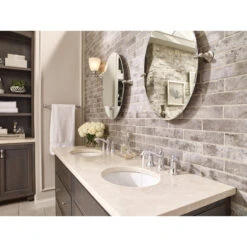 Moen Dartmoor 2-Handle High Arc Bathroom Faucet, Trim Only, Chrome -Warm Bathroom 623141310d5aa954 6831 w800 h800 b0 p0