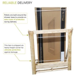 Transolid 60-in L X 35.5-in W Zero Threshold Center Drain Shower Base, Black -Warm Bathroom 62a1eab60f72061d 0882 w800 h800 b1 p0