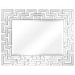 Rectangular Antique Wall Mirror, 0.75" Beveled Center, 40"x 31" Bathroom Mirror -Warm Bathroom 64e1ab7201b09110 7296 w800 h800 b1 p0