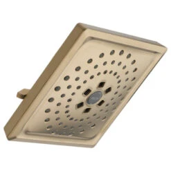 Delta H2Okinetic 3-Setting Raincan Shower Head, Champagne Bronze, 52684-CZ