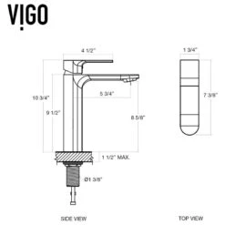 VIGO Norfolk Single-Handle Single Hole Bathroom Vessel Sink Faucet -Warm Bathroom 6541e2bb0f479a75 2330 w800 h800 b1 p0