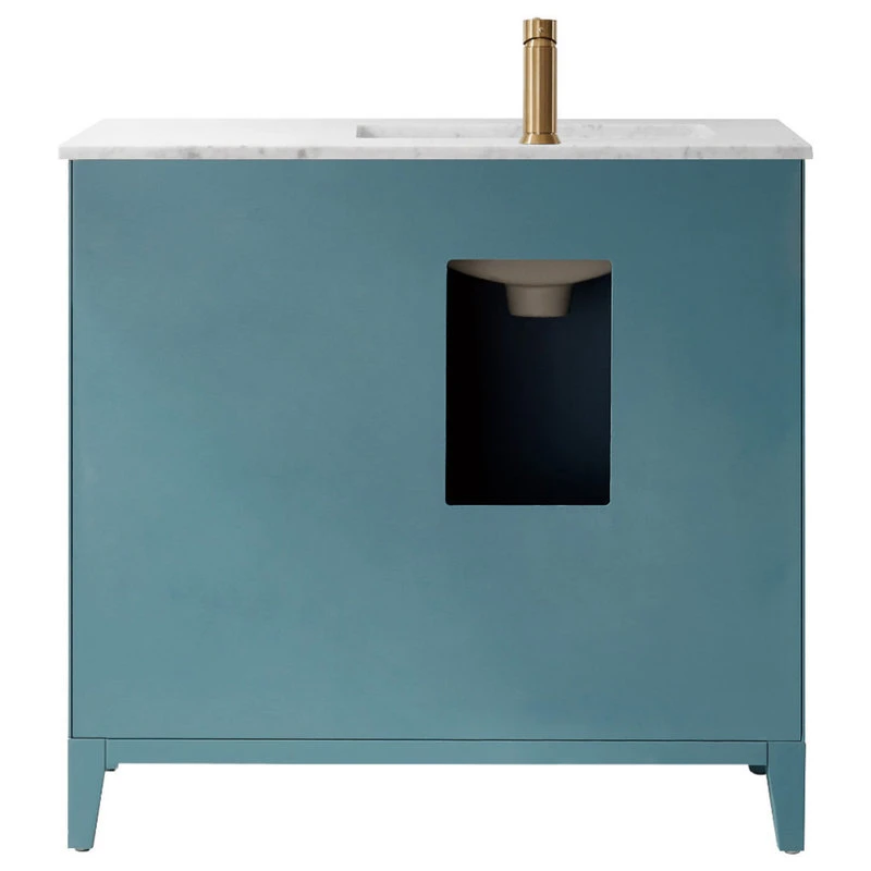 Sutton Royal Green Bathroom Vanity Set, 36", Without Mirror 10 Sutton Royal Green Bathroom Vanity Set, 36", Without Mirror - Image 10