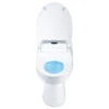 Brondell Swash 1400 Luxury Bidet Elongated Toilet Seat With Dual Nozzles (white)