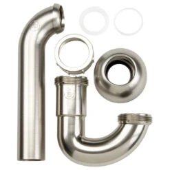 Keeney K400 Decorative 1-1/2 In. Or 1-1/4 In. X 1-1/2 In. Plastic P-Trap, Brushe -Warm Bathroom 6701bb8b0b6b06b8 7666 w800 h800 b1 p0