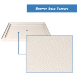 DreamLine SlimLine 42"D X 42"W X 2 3/4"H Center Drain Shower Base In Biscuit -Warm Bathroom 67213ec30de998f8 9838 w800 h800 b1 p0