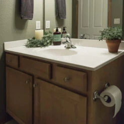 Design House 586297 37" Cultured Marble Vanity Top - White On White 6 Design House 586297 37" Cultured Marble Vanity Top - White On White -Warm Bathroom 6731eece0e914575 0464 w800 h800 b0 p0