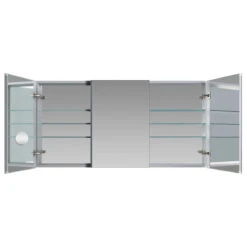 AQUADOM Royale Bathroom Medicine Cabinet 3X Magnifying Mirror 60"x36"x5" -Warm Bathroom 678104650218df5c 9437 w800 h800 b1 p0