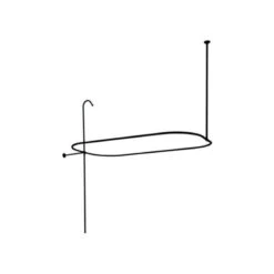 Oil Rubbed Bronze Vintage-Style Shower Ring And Riser Combination ABT1040-5