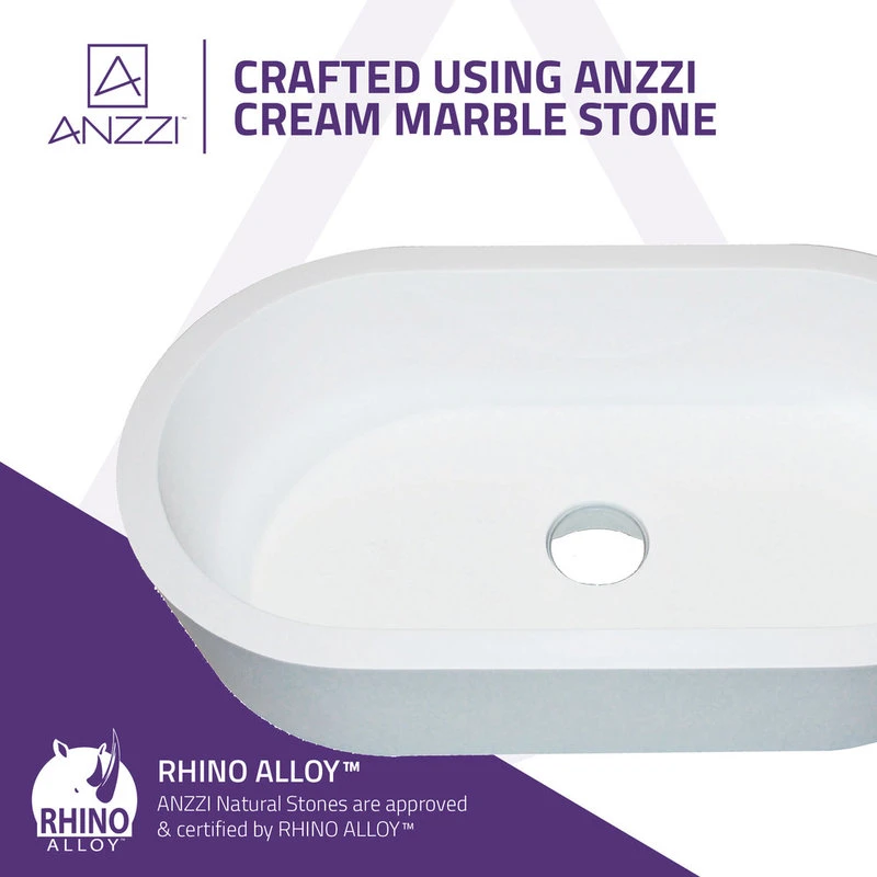 ANZZI Vaine ANZZI Stone Vessel Sink 3 ANZZI Vaine ANZZI Stone Vessel Sink - Image 3