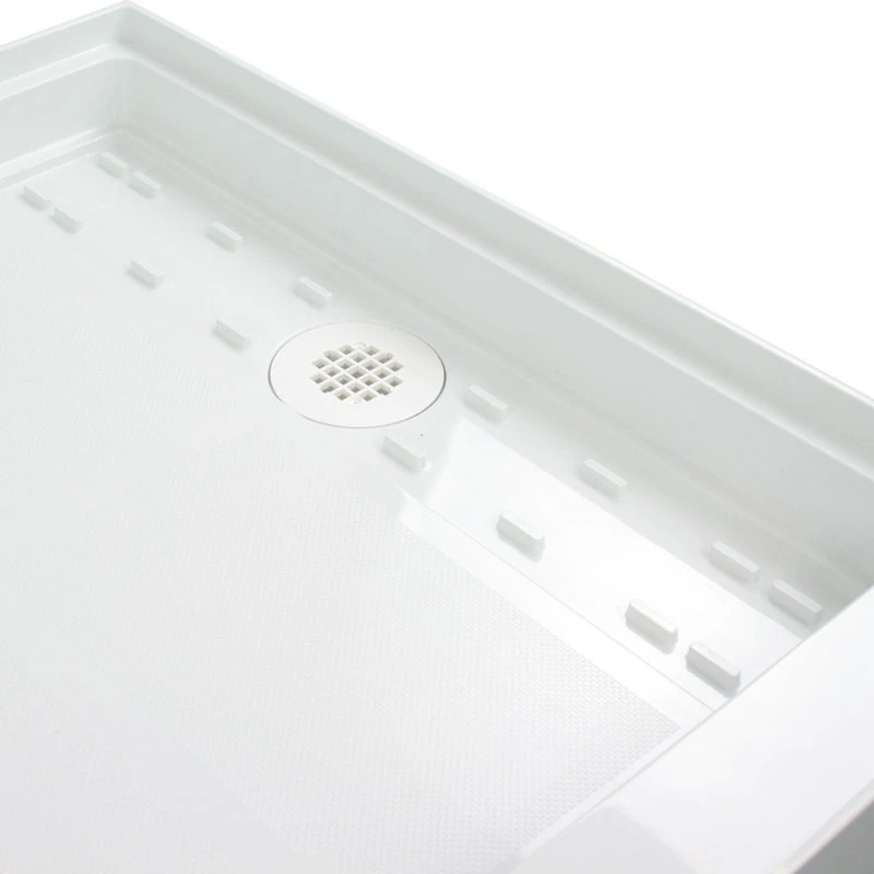 Transolid Linear 60"x30" Rectangular Shower Base With Left Hand Drain, White 10 Transolid Linear 60"x30" Rectangular Shower Base With Left Hand Drain, White - Image 10