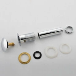 KubeBath Solid Brass Construction Pop-Up Drain With Overflow, Chrome -Warm Bathroom 6c0125f40dc32c38 4379 w800 h800 b0 p0