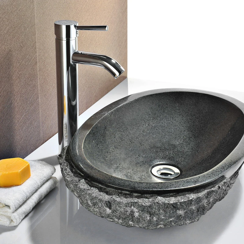 ANZZI Sotiria Vessel Sink, Mandy Black 3 ANZZI Sotiria Vessel Sink, Mandy Black - Image 3