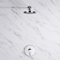 Luxier SS-B01-T Rainfall Shower Faucet Set, Chrome -Warm Bathroom 6d11d5f801f9c836 0031 w800 h800 b0 p0