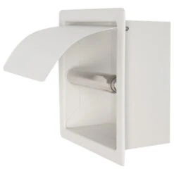 Alfi Brand White Matte Stainless Steel Recessed Toilet Paper Holder With Cover 15 Alfi Brand White Matte Stainless Steel Recessed Toilet Paper Holder With Cover -Warm Bathroom 6d41d5dd0094590e 8266 w800 h800 b1 p0