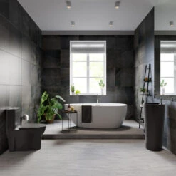 Monaco One Piece Elongated Toilet Dual Flush, Matte Black -Warm Bathroom 6d91c94601798841 9291 w800 h800 b0 p0