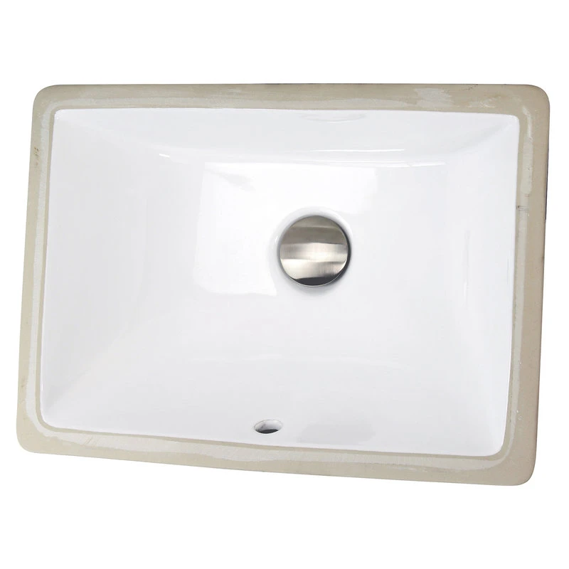 Nantucket Sinks 16"x11" Undermount Ceramic Sink, White 4 Nantucket Sinks 16"x11" Undermount Ceramic Sink, White - Image 4