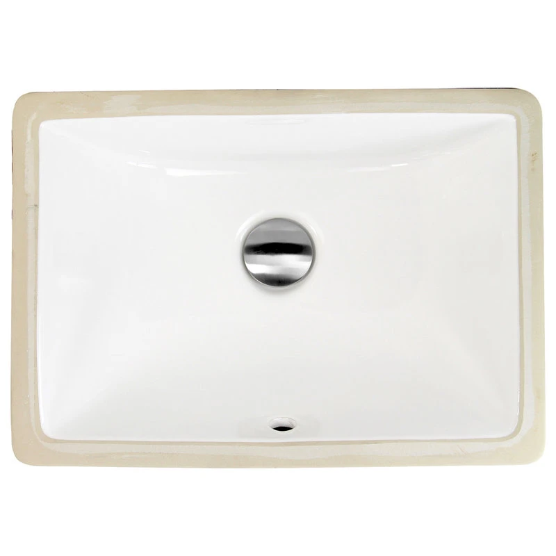 Nantucket Sinks 16"x11" Undermount Ceramic Sink, White 1 Nantucket Sinks 16"x11" Undermount Ceramic Sink, White